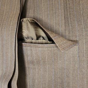 Custom Christian Dior Grey wool 2 piece suit